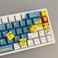 104+31/36 Minions Cartoon Theme Keycaps Cherry Profile Full PBT 5-sided Dye-subbed Keycaps Set for Mechanical Gaming Keyboard